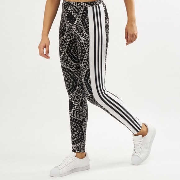 adidas Pants - Adidas strict clash 3 stripe leggings